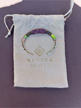 Kendra Scott Neon Multi-Thread Wrapped Cuff Bracelet